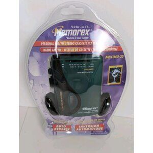Memorex AM/FM Stereo Cassette Player Walkman Style MB1040-35 *Brand New, Sealed*